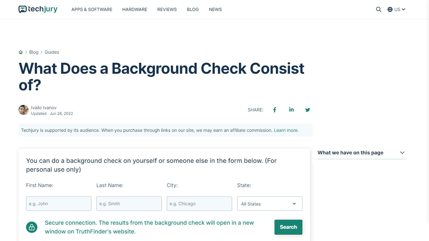 What Does a Background Check Consist of? - Techjury