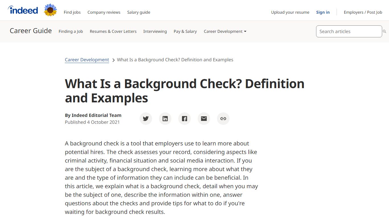 What Is a Background Check? Definition and Examples